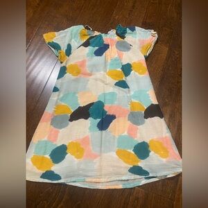 Pink Chicken Artsy multicolor dress gauze fabric lined size 4T